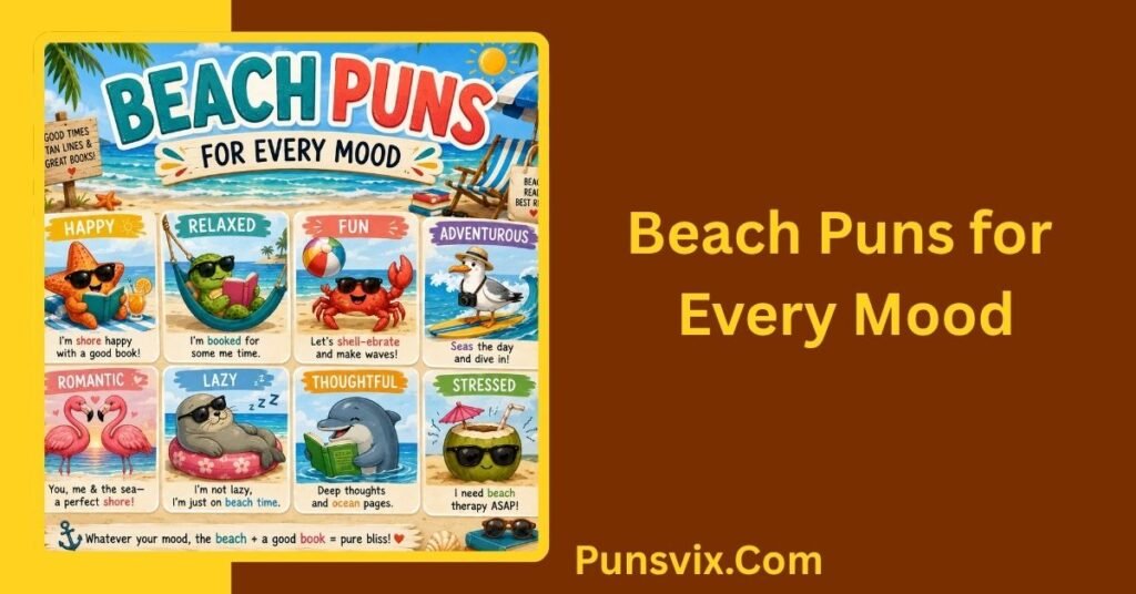 500+ Beach Puns That Are Shore to Make You Laugh 5 Beach Puns for Every Mood