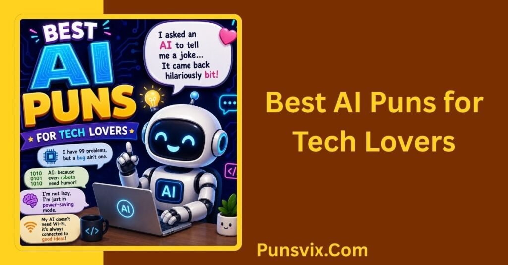 215+ AI Puns That Will Make Every Tech Fan Laugh 2 Best AI Puns for Tech Lovers