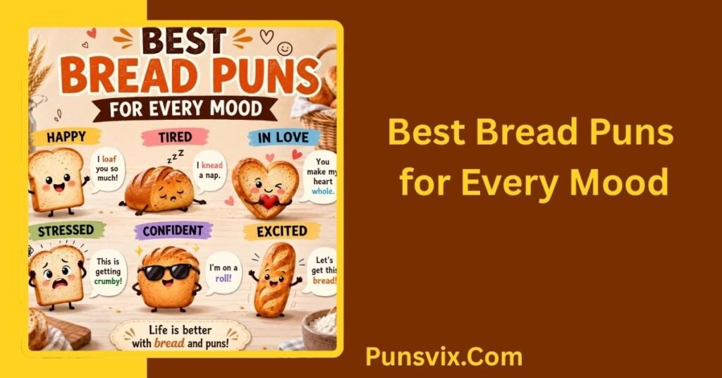 450+ Bread Puns That Are Seriously Loaf-Worthy and Hilarious 2 Best Bread Puns for Every Mood