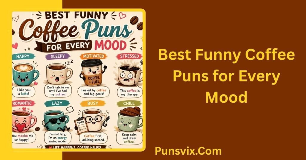 350+ Coffee Puns to Brew Up Laughs, Captions & Good Vibes 2 Best Funny Coffee Puns for Every Mood