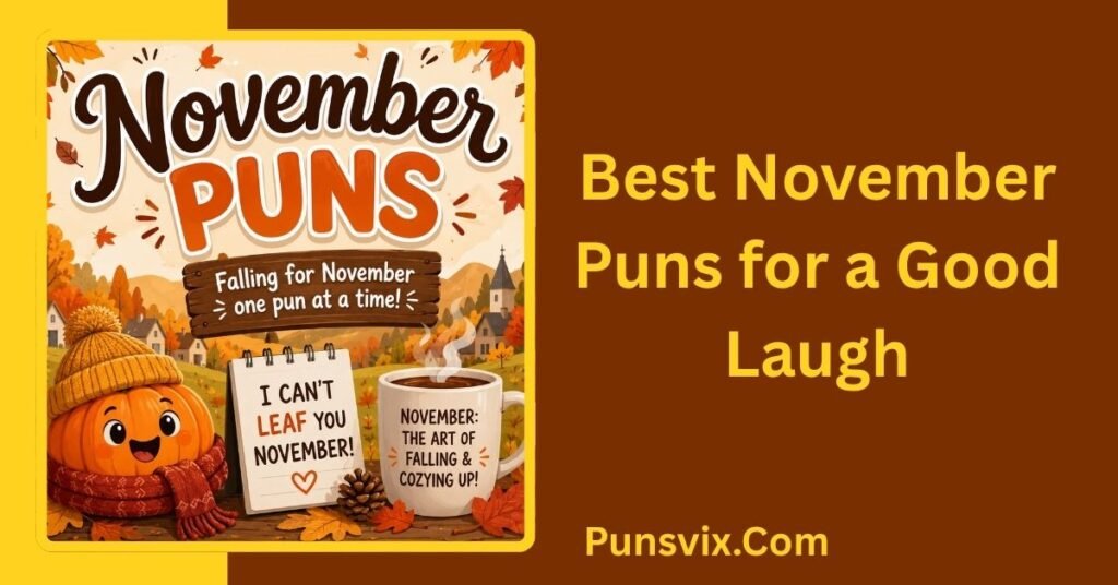 150+ November Puns to Make Your Fall Season More Fun 2 Best November Puns for a Good Laugh