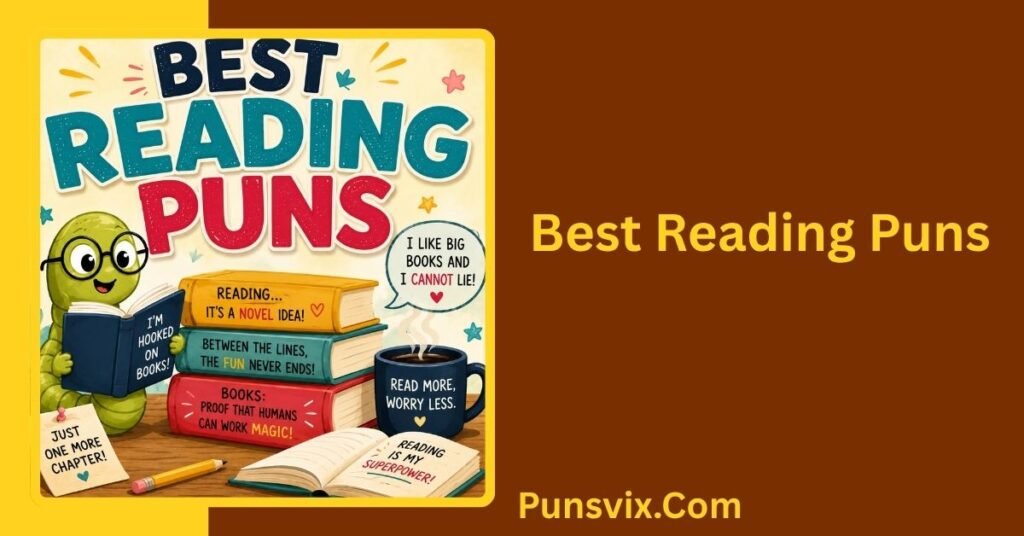 250+ Reading Puns That Will Make Every Bookworm Smile and Laugh 2 Best Reading Puns