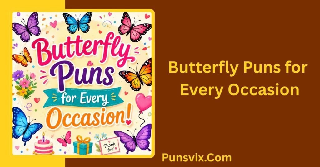 250+ Butterfly Puns That Are Cute, Funny & Perfect for Captions 3 Butterfly Puns for Every Occasion