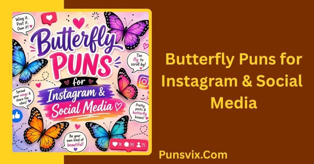 250+ Butterfly Puns That Are Cute, Funny & Perfect for Captions 4 Butterfly Puns for Instagram & Social Media