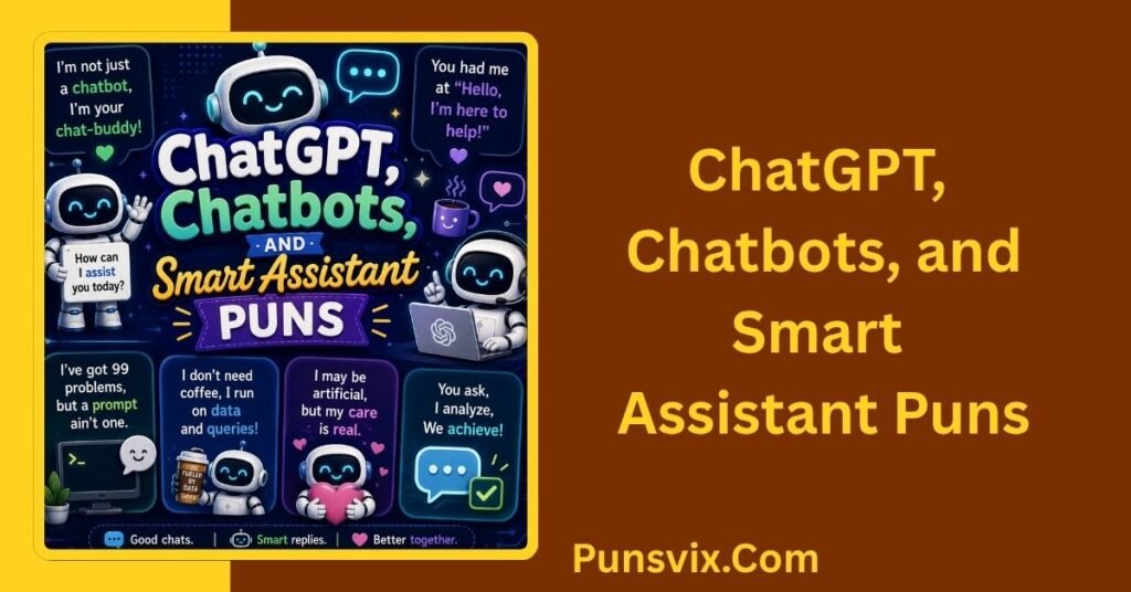 215+ AI Puns That Will Make Every Tech Fan Laugh 4 ChatGPT, Chatbots, and Smart Assistant Puns