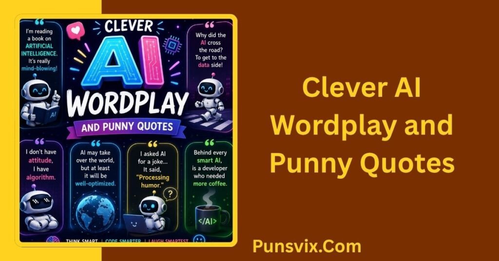 215+ AI Puns That Will Make Every Tech Fan Laugh 3 Clever AI Wordplay and Punny Quotes