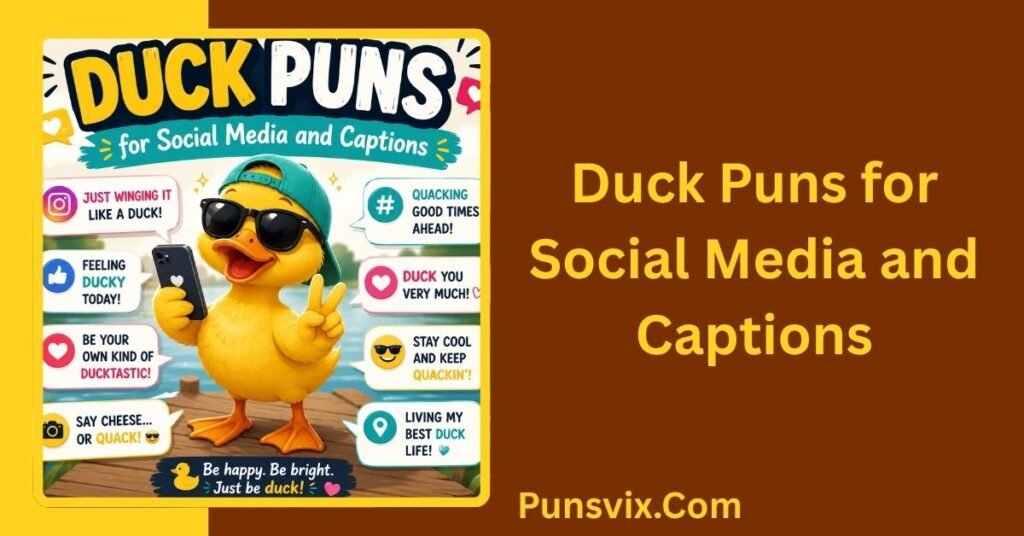 250+ Duck Puns That Will Have You Quacking With Laughter 3 Duck Puns for Social Media and Captions