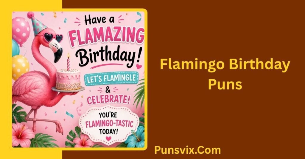 250+ Flamingo Puns That Are Funny, Cute, and Perfect for Sharing 3 Flamingo Birthday Puns