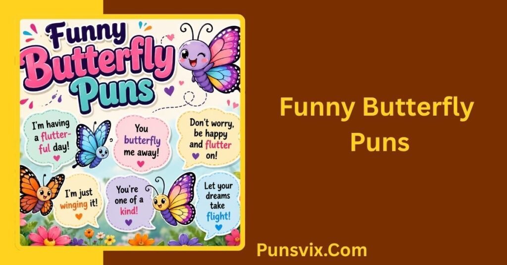 250+ Butterfly Puns That Are Cute, Funny & Perfect for Captions 2 Funny Butterfly Puns