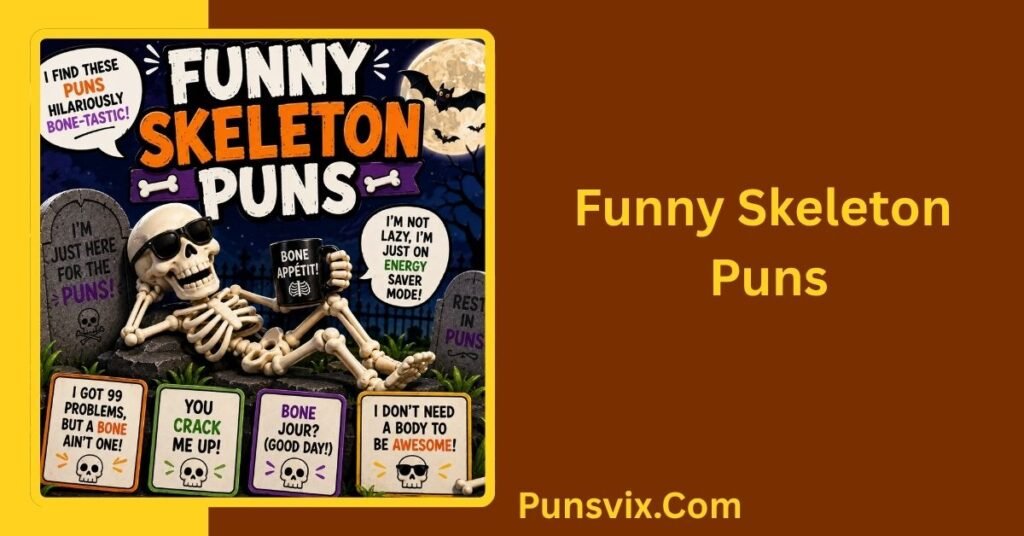 250+ Best Skeleton Puns That Are Humerus, Spooky, and Bone-Chilling 2 Funny Skeleton Puns