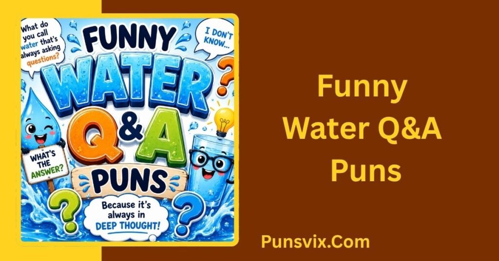 Funny Water Q&A Puns
