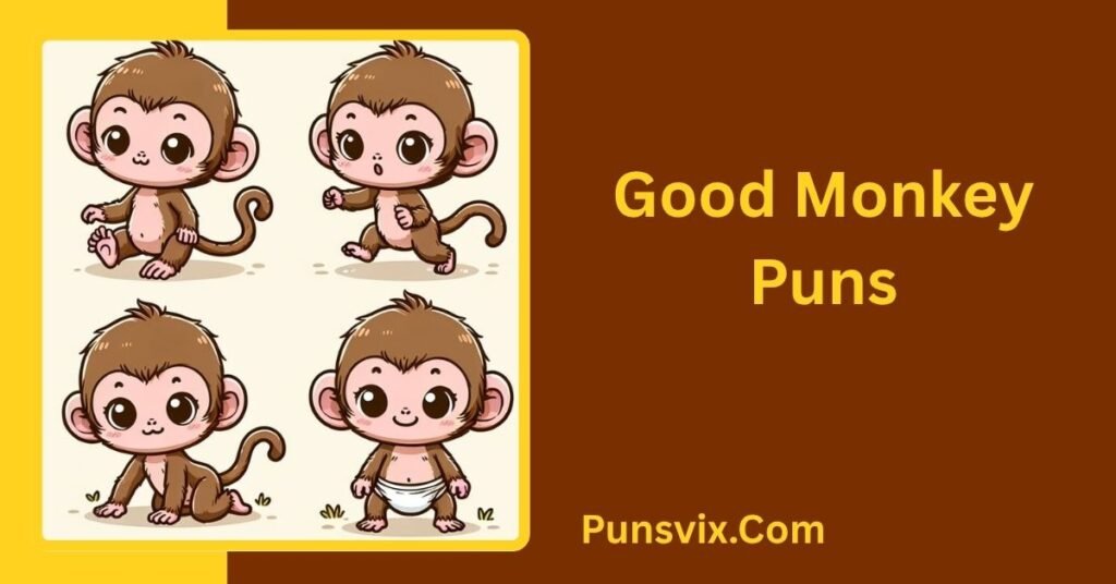 Monkey Puns: 300+ Funny, Cute, Clever & Hilarious Monkey Jokes 3 Good Monkey Puns