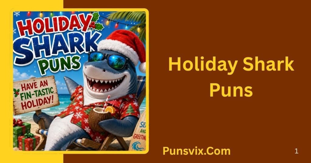 Holiday Shark Puns
