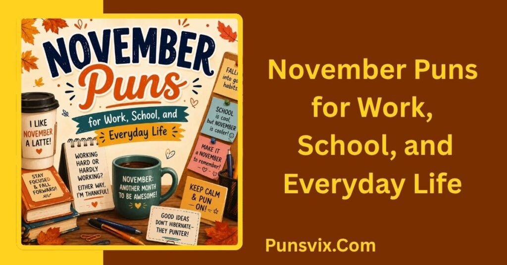 150+ November Puns to Make Your Fall Season More Fun 4 November Puns for Work, School, and Everyday Life