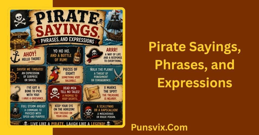 150+ Pirate Puns That Are Arrr-Some and Hilariously Funny 4 Pirate Sayings, Phrases, and Expressions