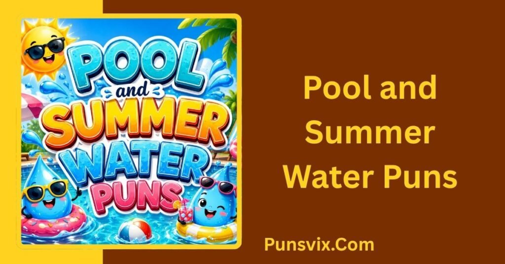 Pool and Summer Water Puns
