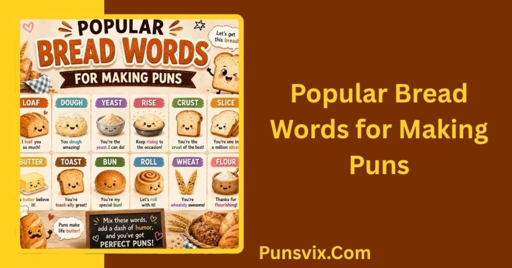 450+ Bread Puns That Are Seriously Loaf-Worthy and Hilarious 5 Popular Bread Words for Making Puns