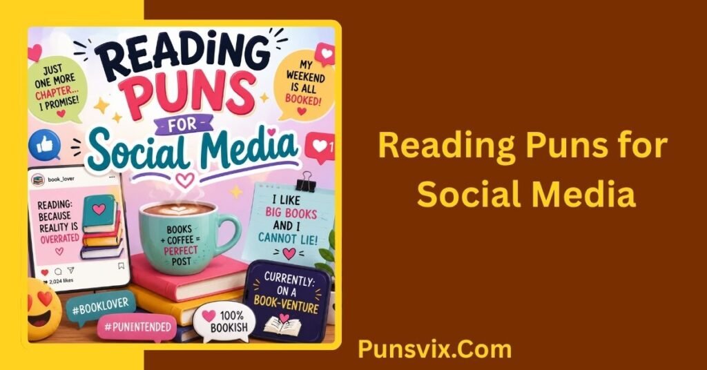 250+ Reading Puns That Will Make Every Bookworm Smile and Laugh 5 Reading Puns for Social Media