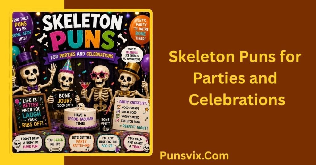 250+ Best Skeleton Puns That Are Humerus, Spooky, and Bone-Chilling 5 Skeleton Puns for Parties and Celebrations