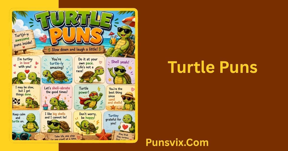 Turtle Puns