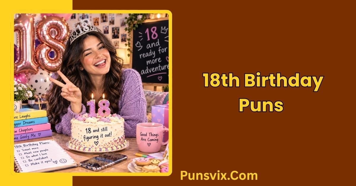 18th Birthday Puns