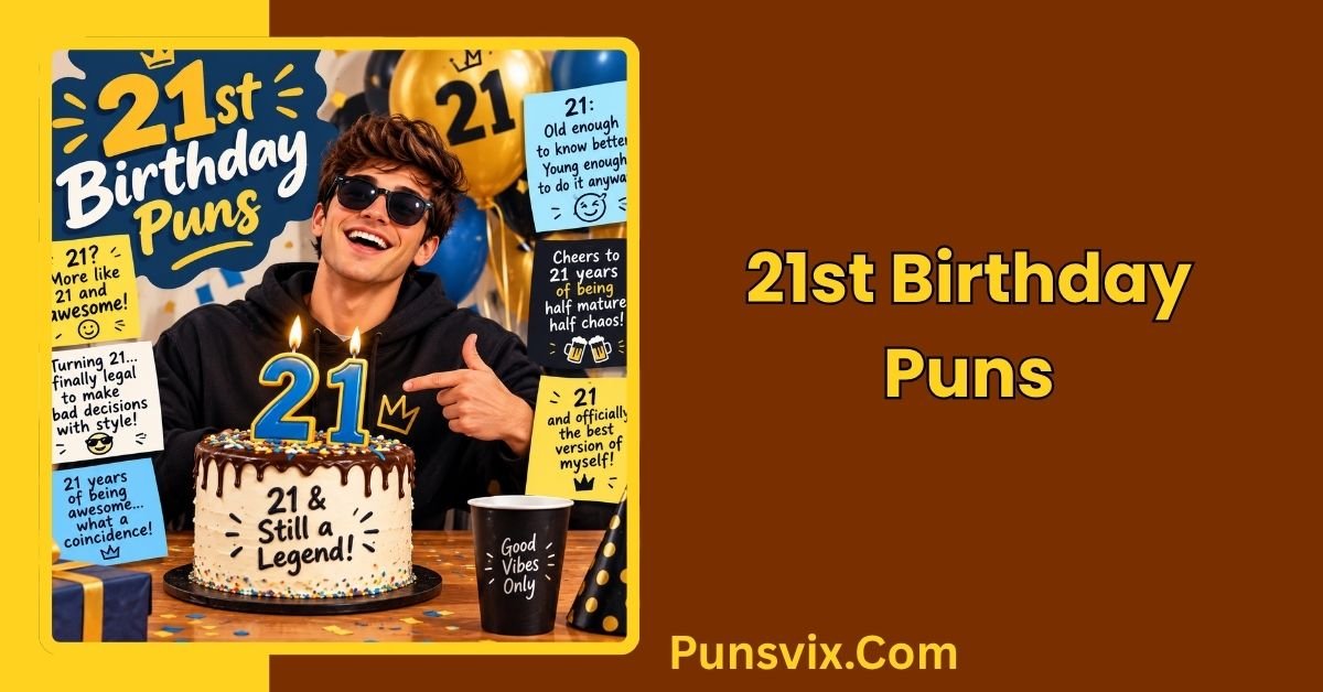 21st Birthday Puns