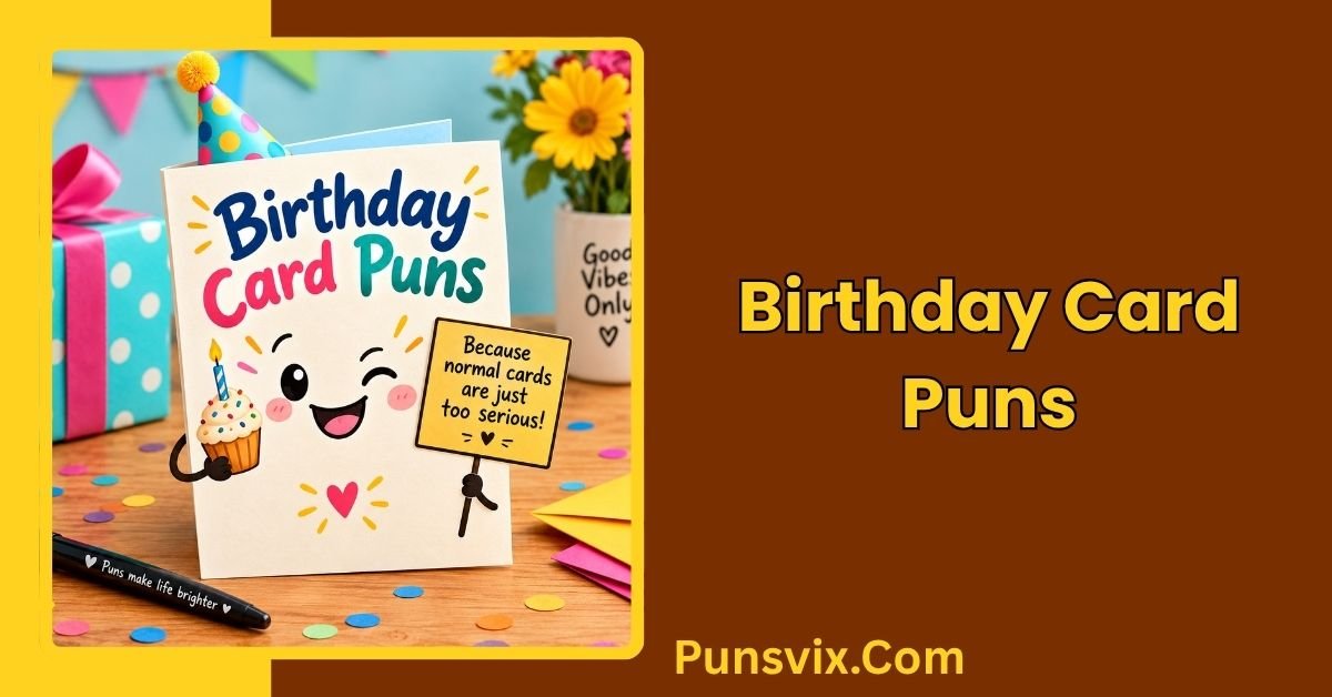 Birthday Card Puns