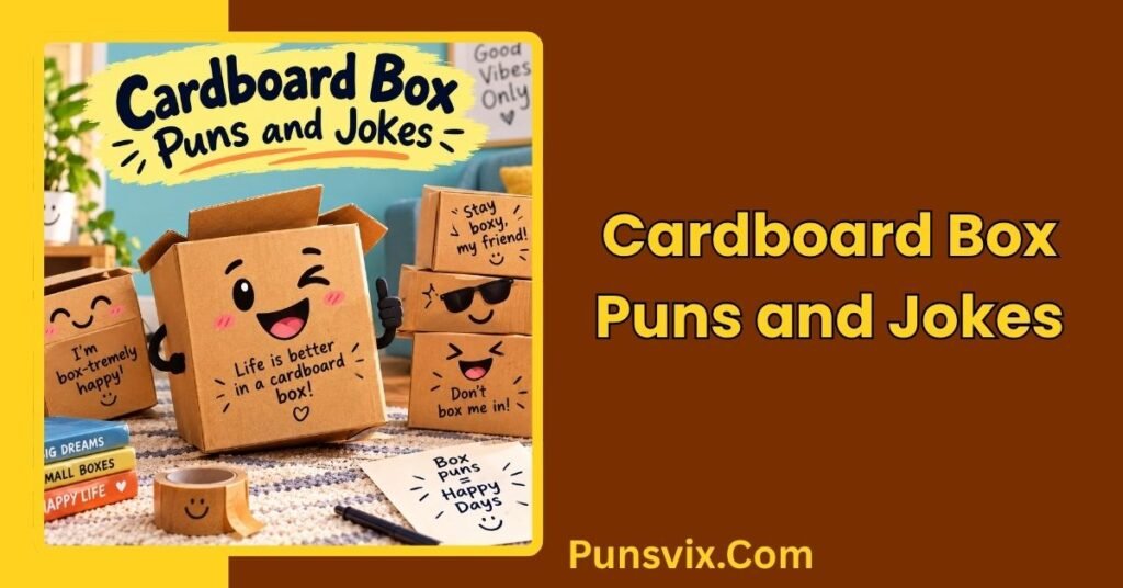 Funny Box Puns and Jokes: 250+ Clever Laughs for Every Occasion 3 Cardboard Box Puns and Jokes