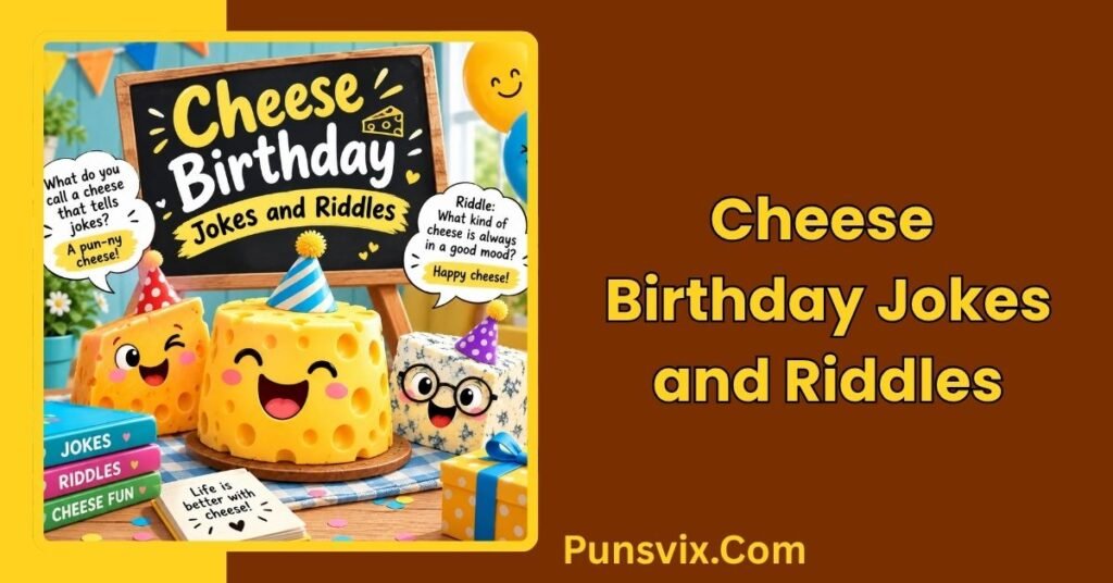 350+ Cheese Birthday Puns That Are Great for Every Celebration 4 Cheese Birthday Jokes and Riddles