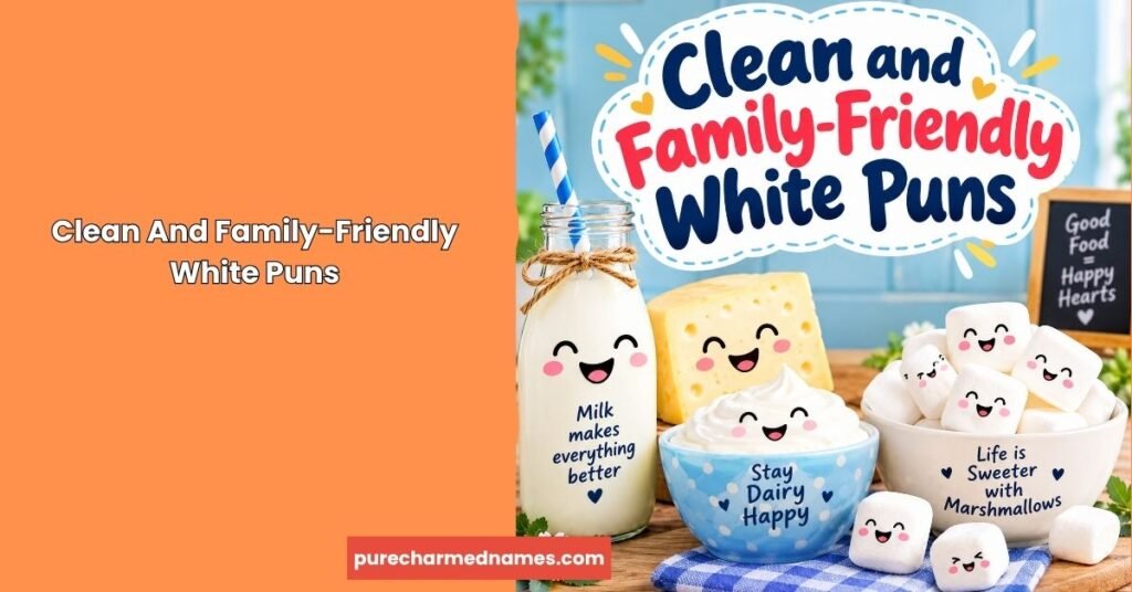 250+ White Puns That Are Clean, Clever, and Brighten Your Day 8 Clean and Family-Friendly White Puns