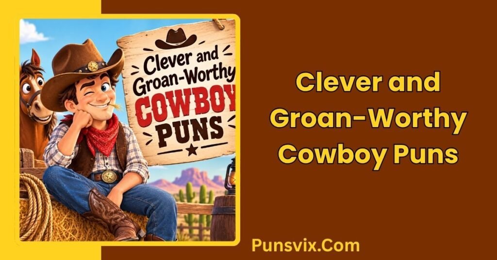 250+ Funny Cowboy Puns That’ll Have You Laughing ’Til Sundown 2 Clever and Groan-Worthy Cowboy Puns