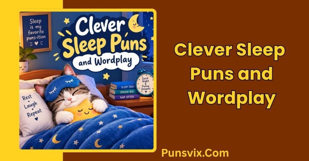 350+ Sleep Puns That Are Funny, Cute, and Dreamily Relatable 2 Clever Sleep Puns and Wordplay