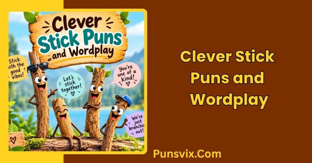 200+ Stick Puns and Jokes That Will Make You Laugh Out Loud 2 Clever Stick Puns and Wordplay