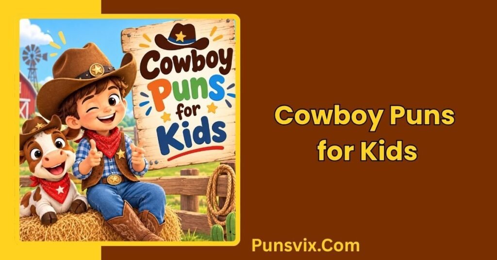 250+ Funny Cowboy Puns That’ll Have You Laughing ’Til Sundown 3 Cowboy Puns for Kids