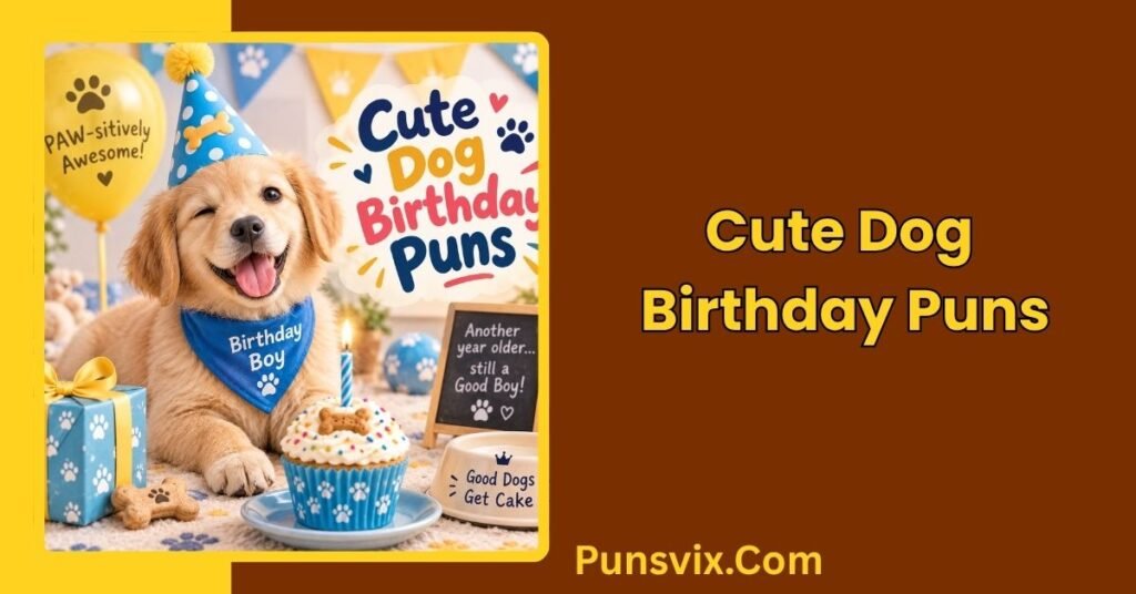 350+ Dog Birthday Puns That Will Make Every Pup’s Day Hilariously Paw-Some 2 Cute Dog Birthday Puns