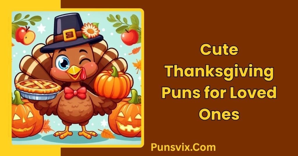 150+ Thanksgiving Day Puns everyone love for Funny Holiday Laughs 3 Cute Thanksgiving Puns for Loved Ones