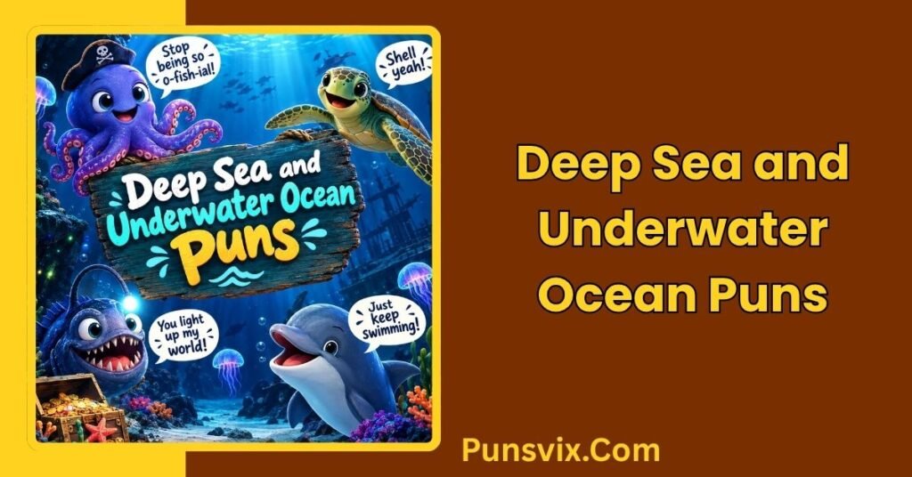 250+ Funny Ocean Puns That Will Make You Wave With Laughter 3 Deep Sea and Underwater Ocean Puns