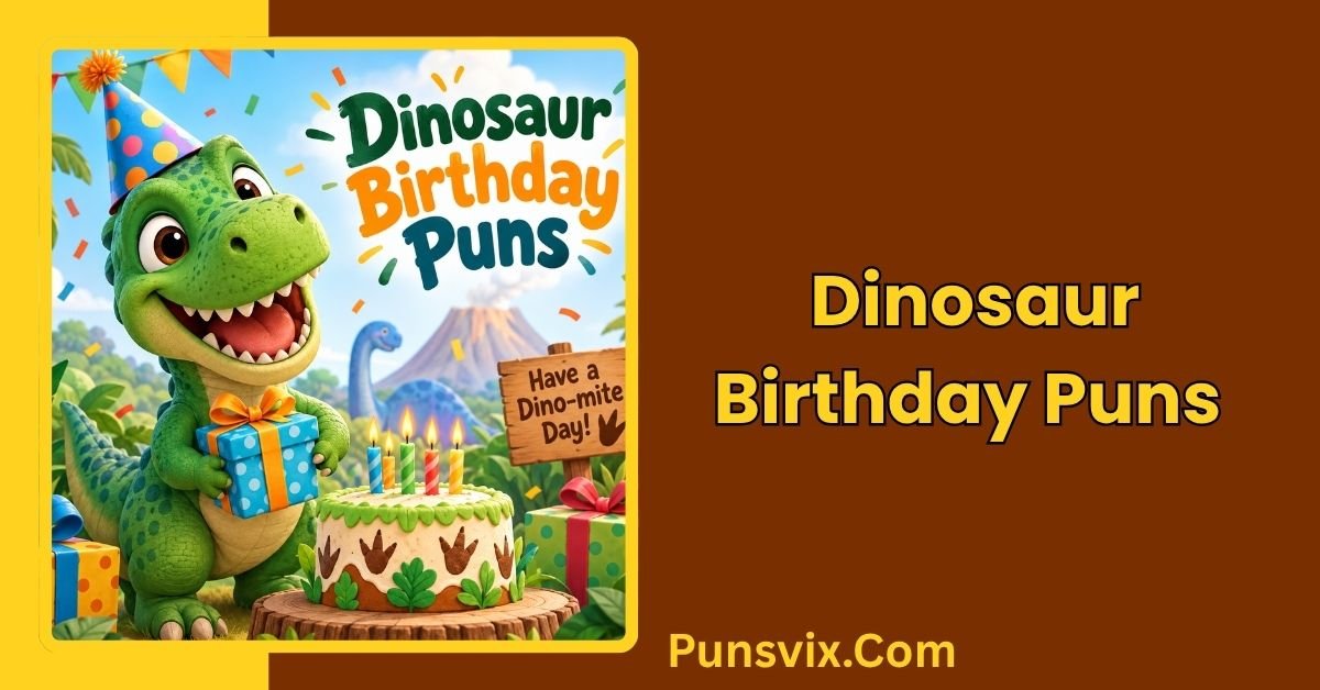 Dinosaur Birthday Puns