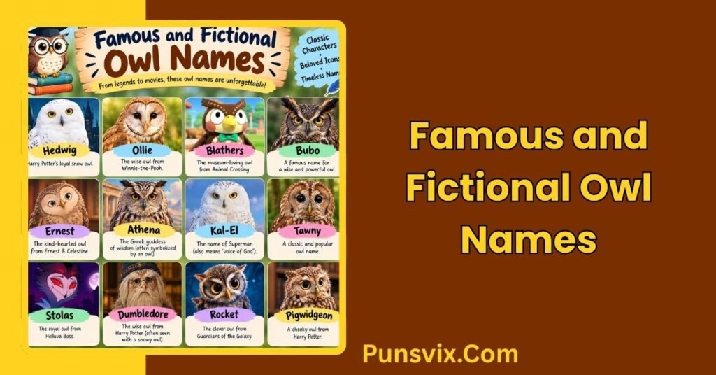 150+ Funny Owl Names That Are Cute, Clever & Hilarious 4 Famous and Fictional Owl Names