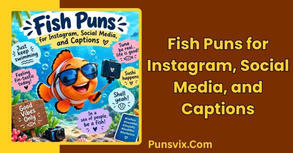 350+ Fish Puns That Will Make You Reel With Laughter 2 Fish Puns for Instagram, Social Media, and Captions