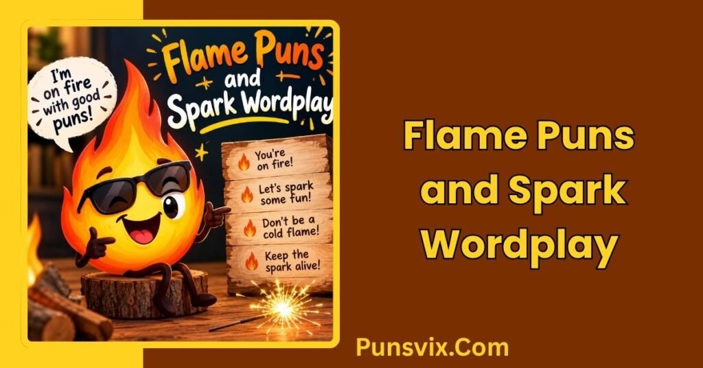 250+ Fire Puns That Will Keep the Laughter Burning Bright 4 Flame Puns and Spark Wordplay