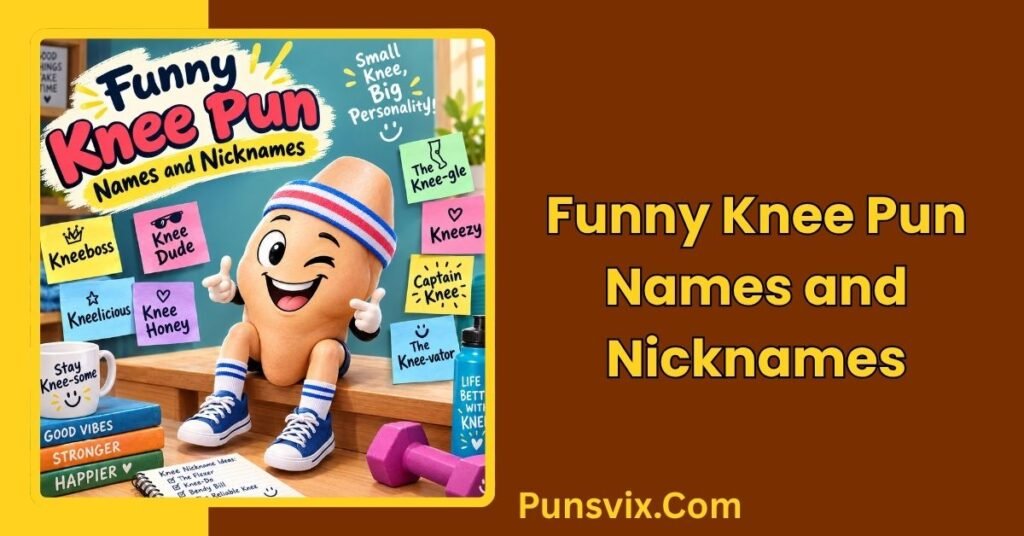 250+ Funny Knee Puns That Will Have You Weak With Laughter 5 Funny Knee Pun Names and Nicknames