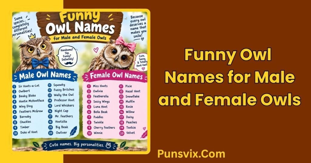 150+ Funny Owl Names That Are Cute, Clever & Hilarious 3 Famous and Fictional Owl Names