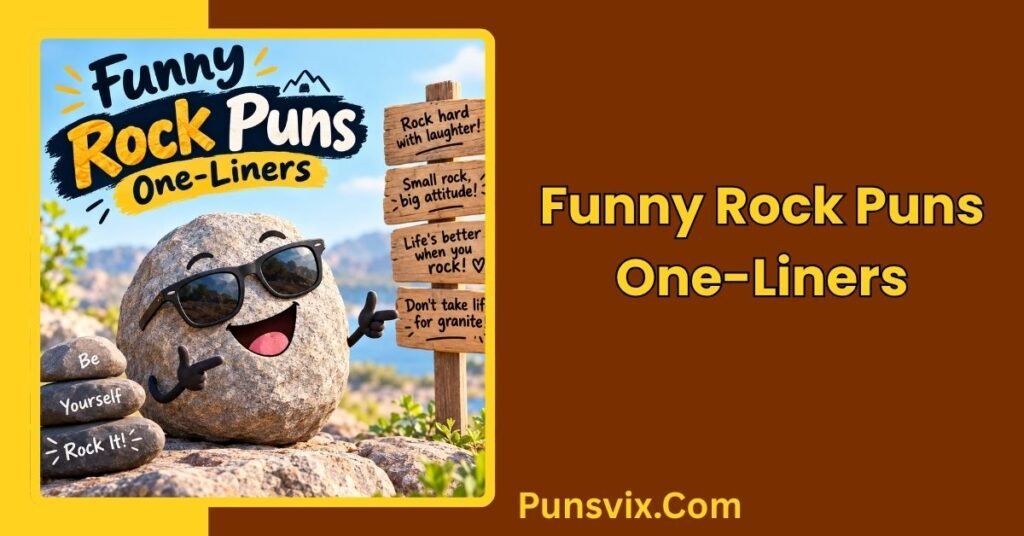 250+ Funny Rock Puns That Will Have You Rocking With Laughter 2 Funny Rock Puns One-Liners
