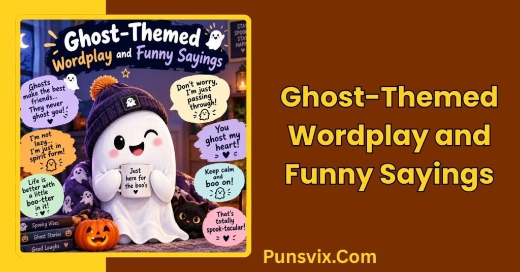 226+ Ghost Puns That'll Haunt You With Laughter 4 Ghost-Themed Wordplay and Funny Sayings