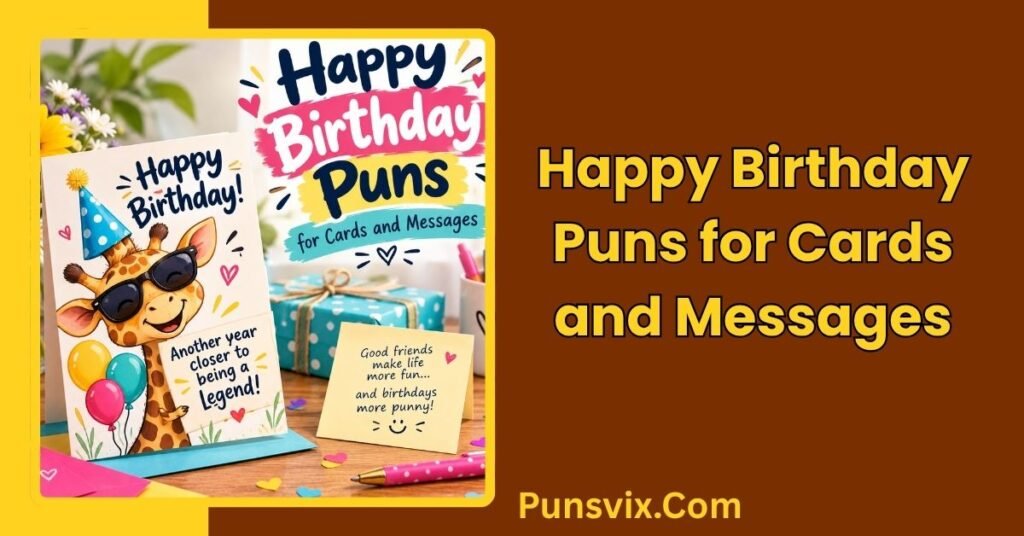 250+ Happy Birthday Puns to Make Every Birthday Extra Fun 4 Happy Birthday Puns for Cards and Messages