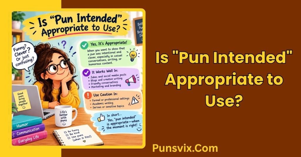 700+Pun Intended Meaning Explained Clearly: Definition & Examples 4 Is "Pun Intended" Appropriate to Use?