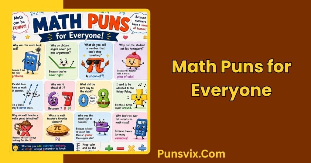 Math Puns: 350+ Funny, Clever & Hilarious Math Puns 3 Math Puns for Everyone