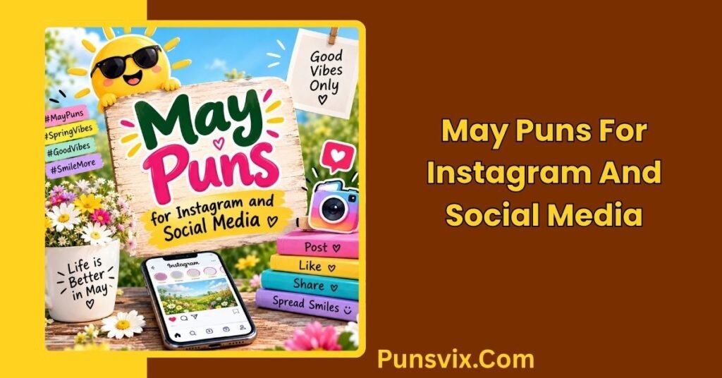 250+ May Puns That Will Brighten Your Spring With Fresh Laughs 3 May Puns for Instagram and Social Media
