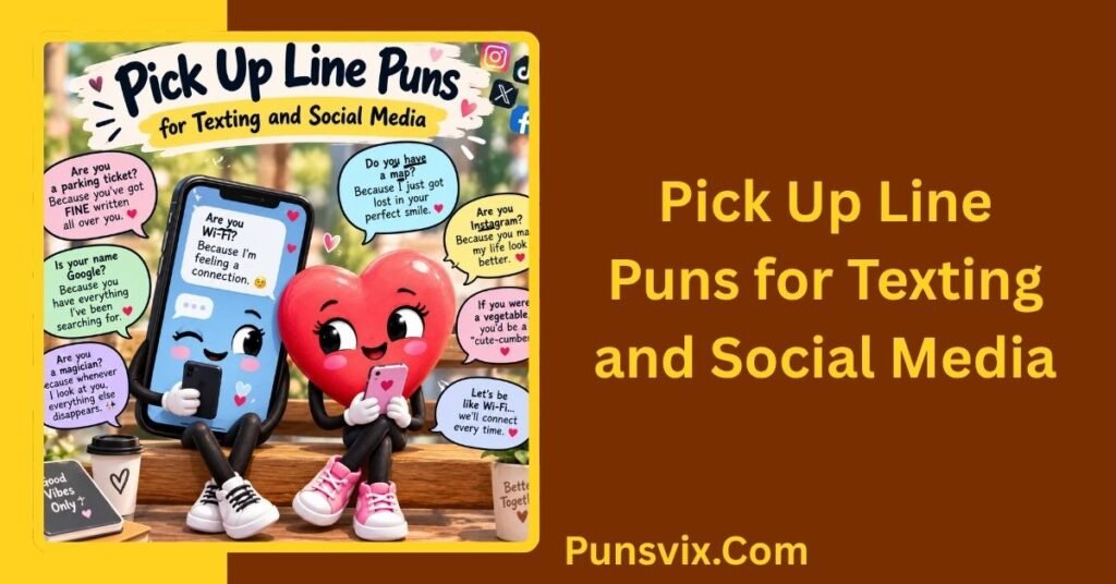200+ Pick Up Line Puns That Are Funny, Cute & Smooth 5 Pick Up Line Puns for Texting and Social Media